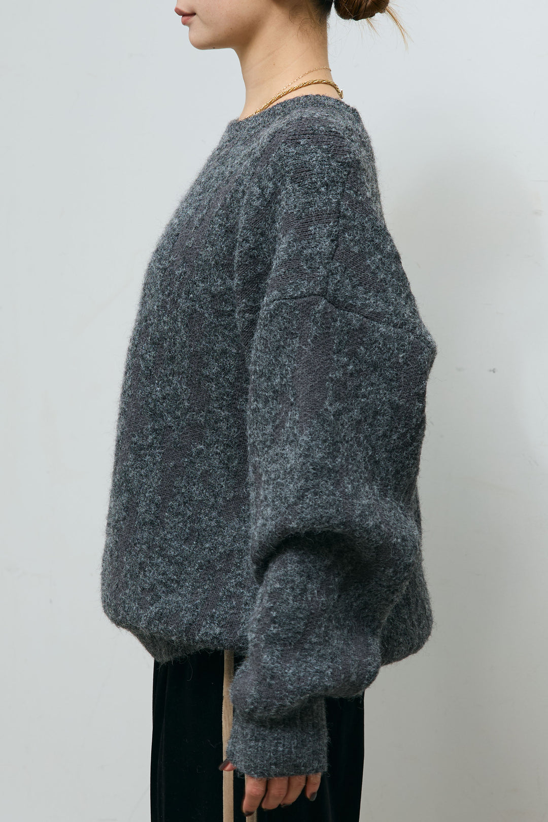 ダブルジャガードアルパカタッチPO+ダブルジャガードトライアングルストール(2set)