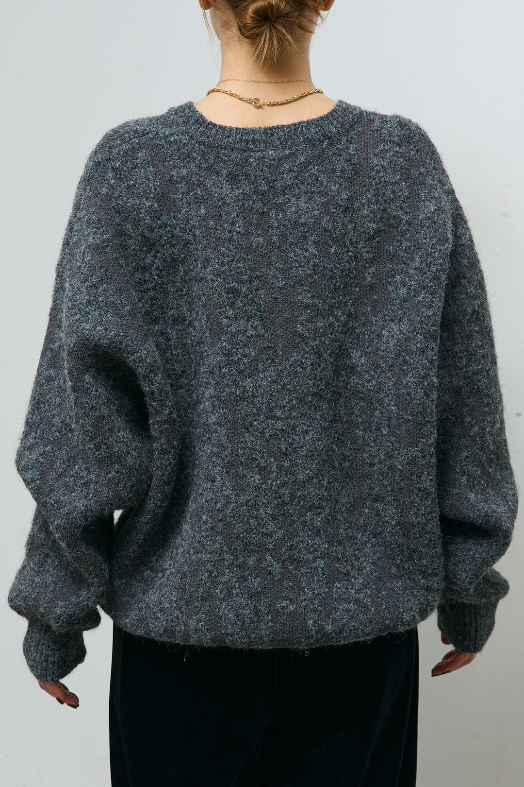 ダブルジャガードアルパカタッチPO+ダブルジャガードトライアングルストール(2set)