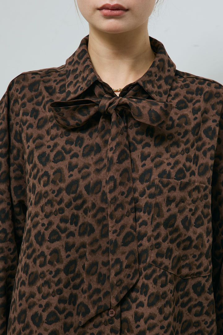 レオパードプリントボウタイBL