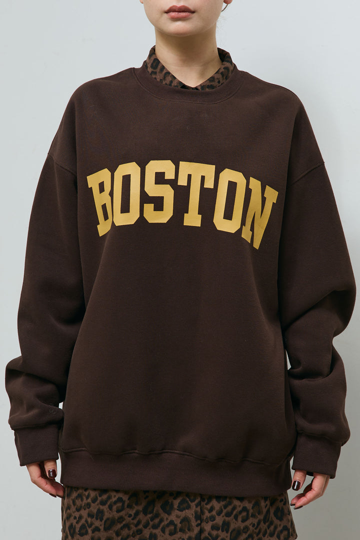 [予約]裏起毛ロゴスウェット