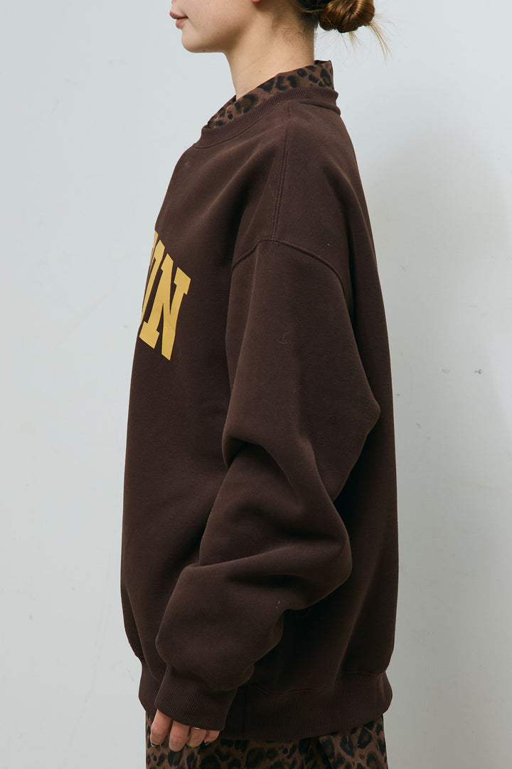 [予約]裏起毛ロゴスウェット