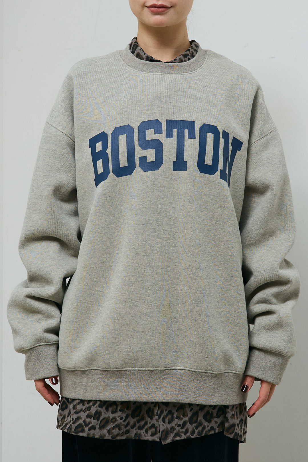 [予約]裏起毛ロゴスウェット