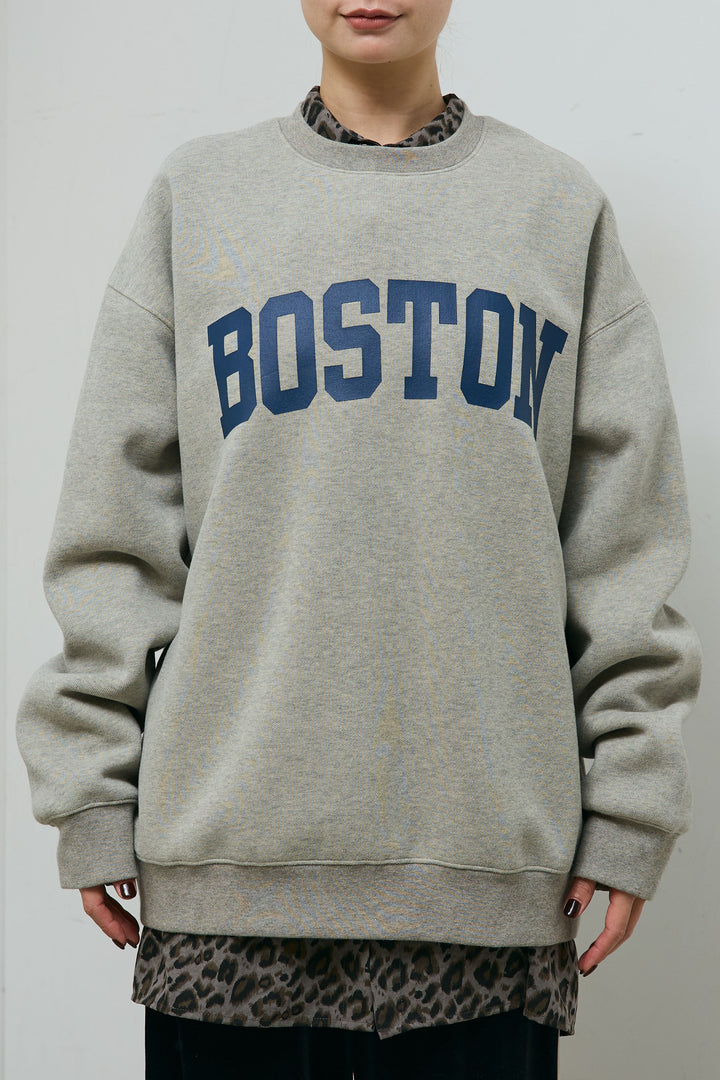 [予約]裏起毛ロゴスウェット