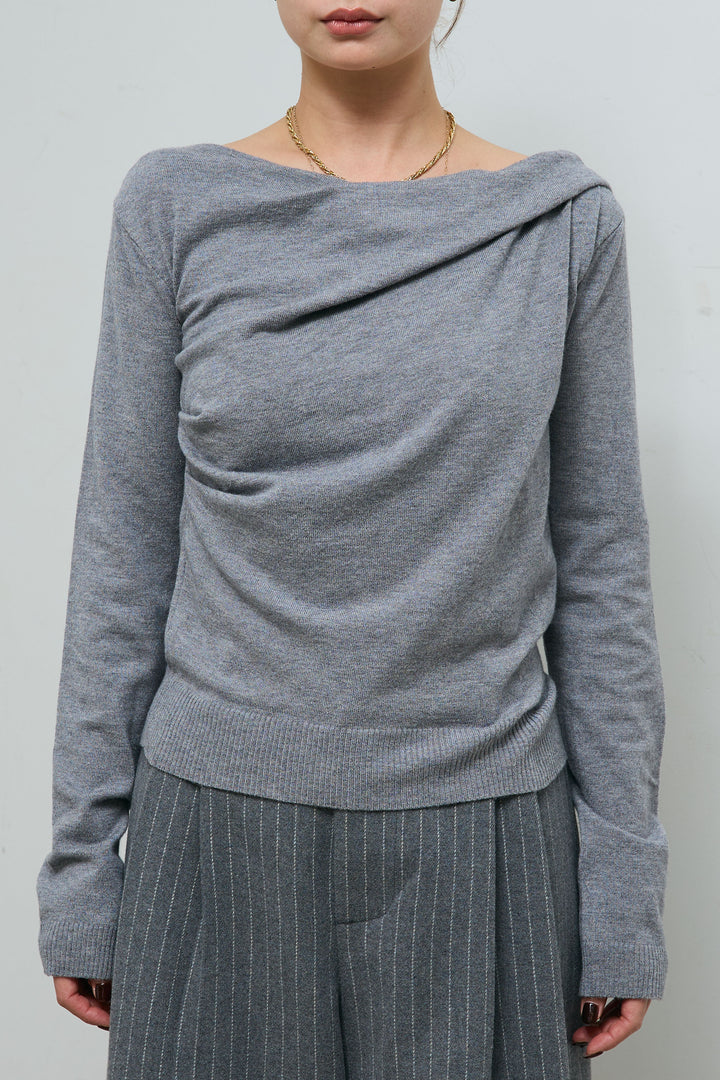 [予約]ドレープニットPO