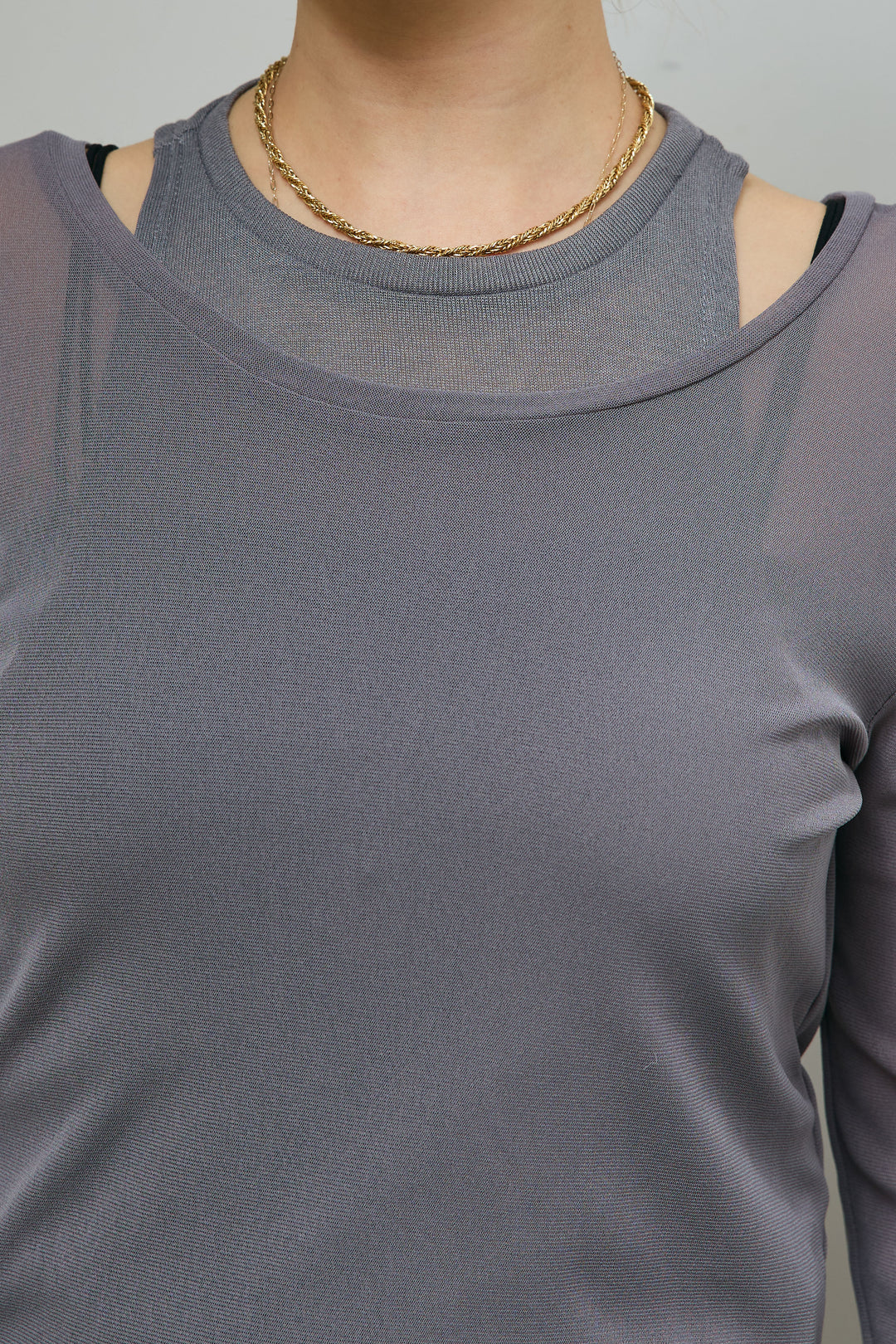 [予約/SET]レイヤードトップス+ストライプコンビネゾン(2set)