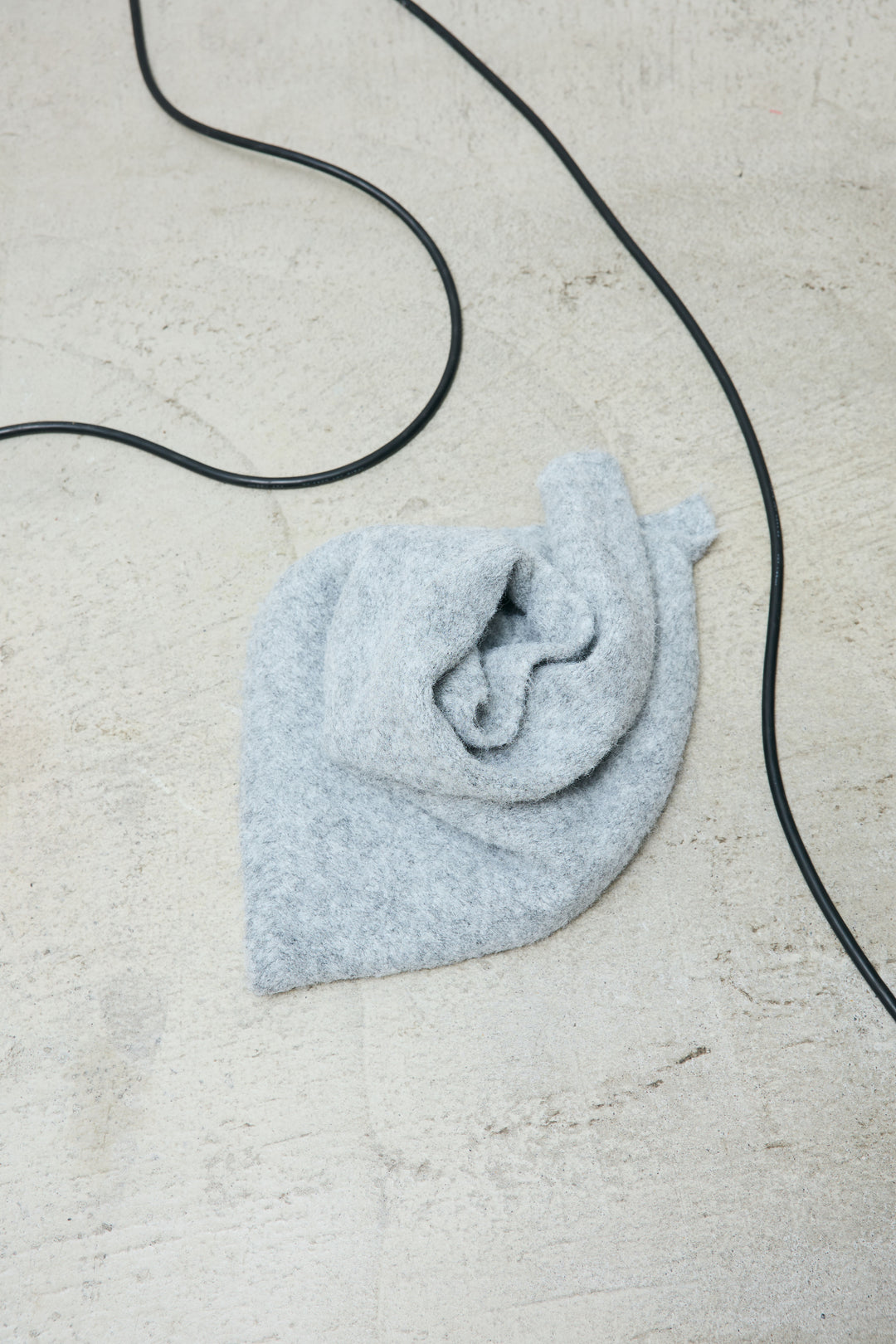 ダブルジャガードアルパカタッチPO+ダブルジャガードトライアングルストール(2set)