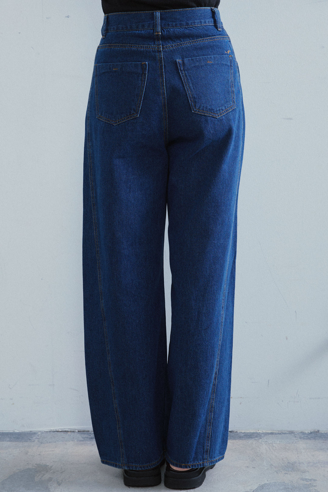 [予約/SET]アルパカタッチタッチ毛掻きオフショルニット+5ポケットサイド切り替えデニム(2set)