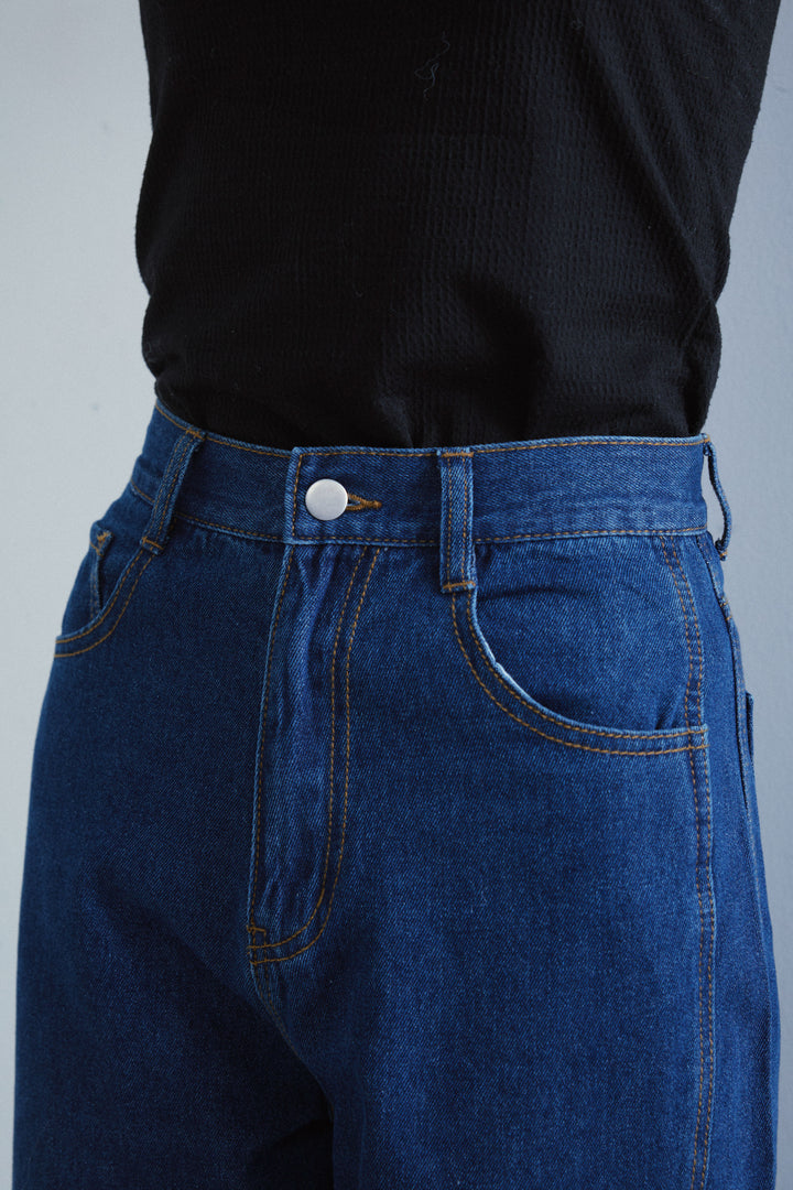 [予約/SET]フリンジニットカーディガン+マルチウェイリブカットソー+5ポケットサイド切り替えデニム(3set)