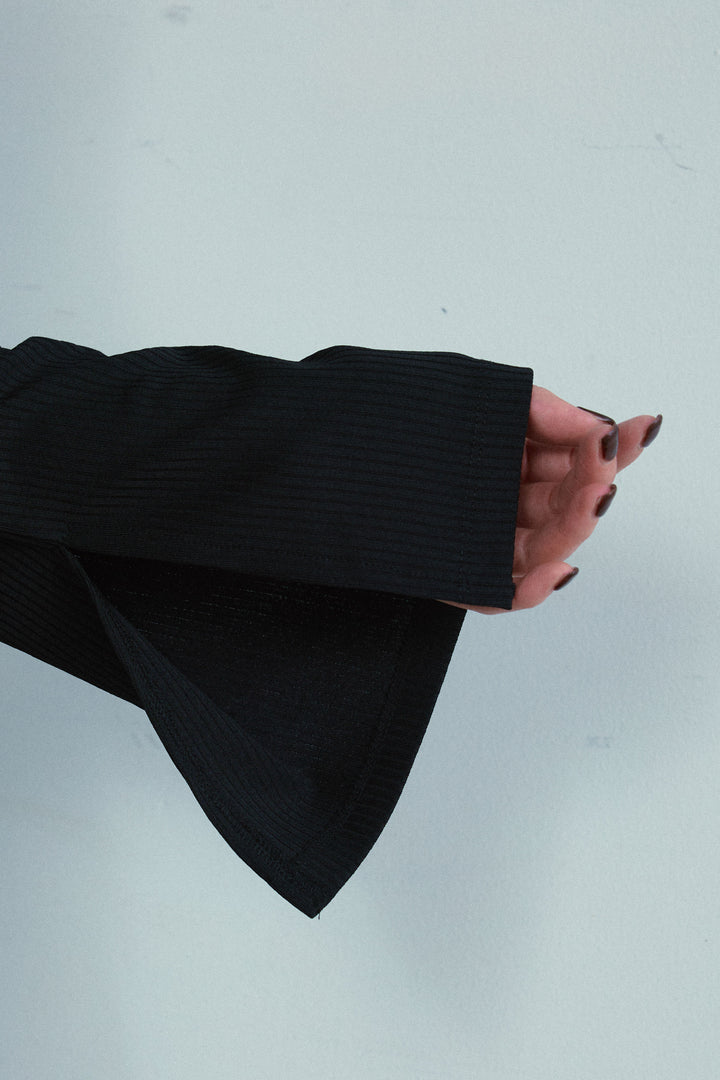 [予約/SET]フリンジニットカーディガン+マルチウェイリブカットソー+5ポケットサイド切り替えデニム(3set)