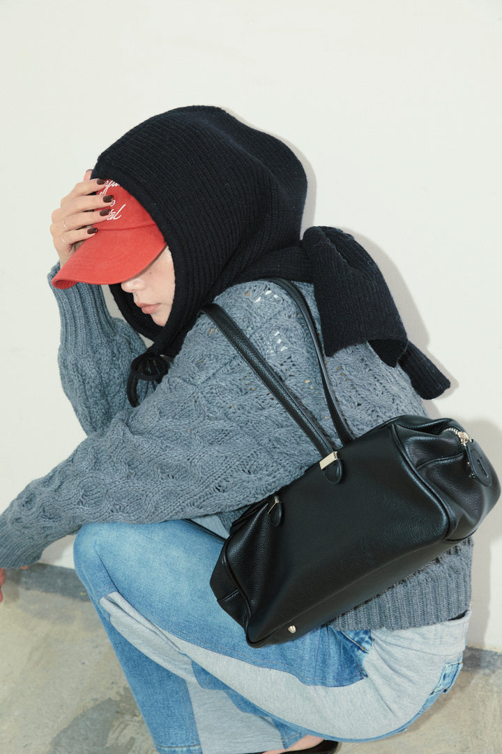 [予約]アルパカタッチフライトニットキャップ