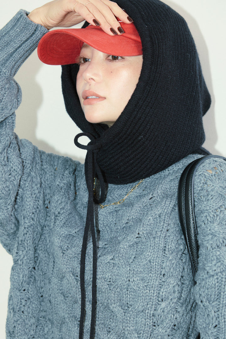 [予約]アルパカタッチフライトニットキャップ