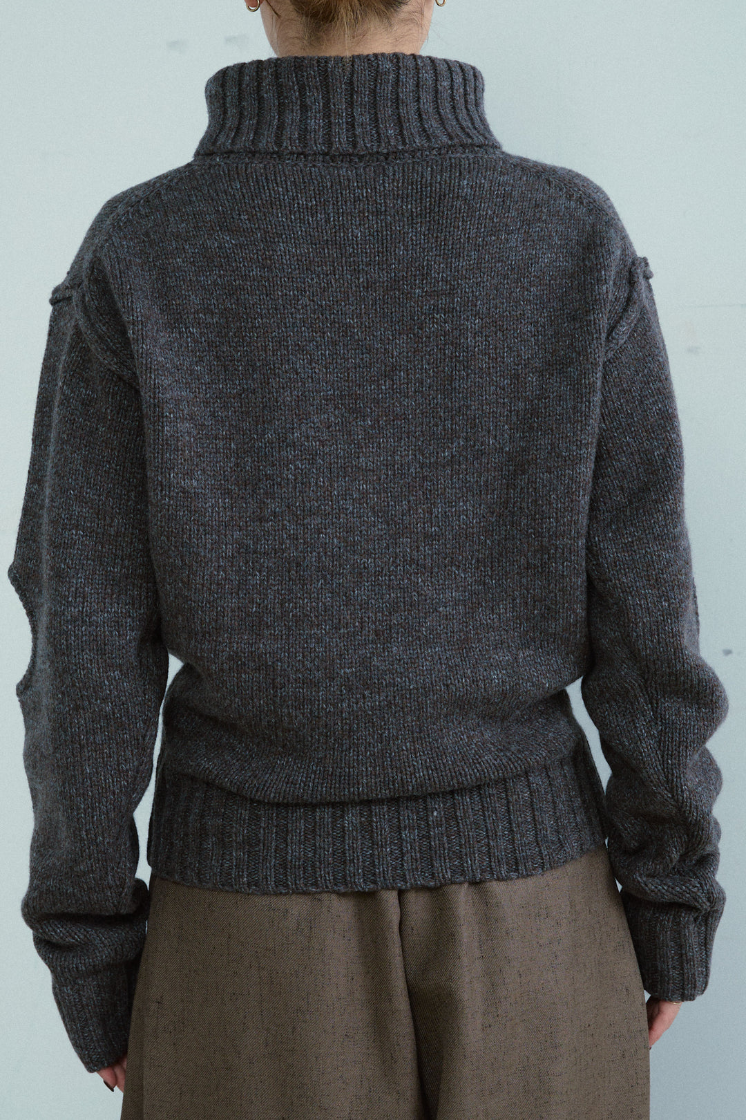 [予約]エルボーホールニット