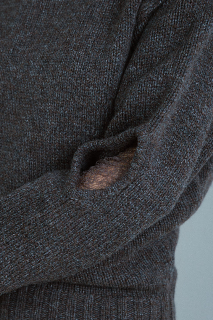 [予約]エルボーホールニット