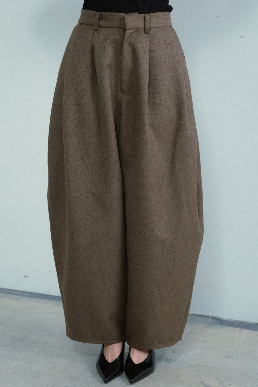 [予約/SET]シアーベロアティアードカーディガン+シアーレーストップス+ミックスカルゼサイドタックコクーンPT(3set)