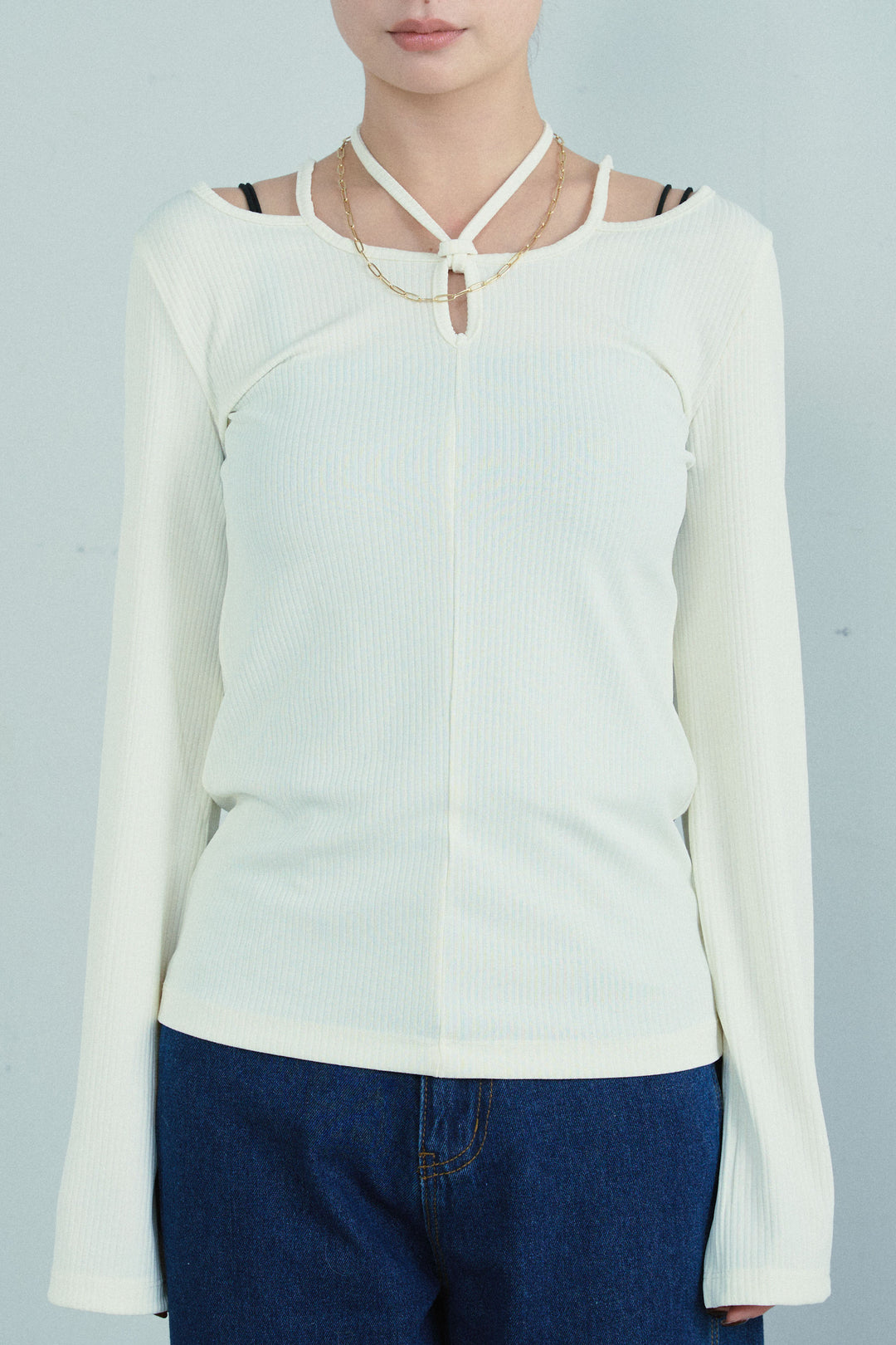 [予約]マルチウェイリブカットソー