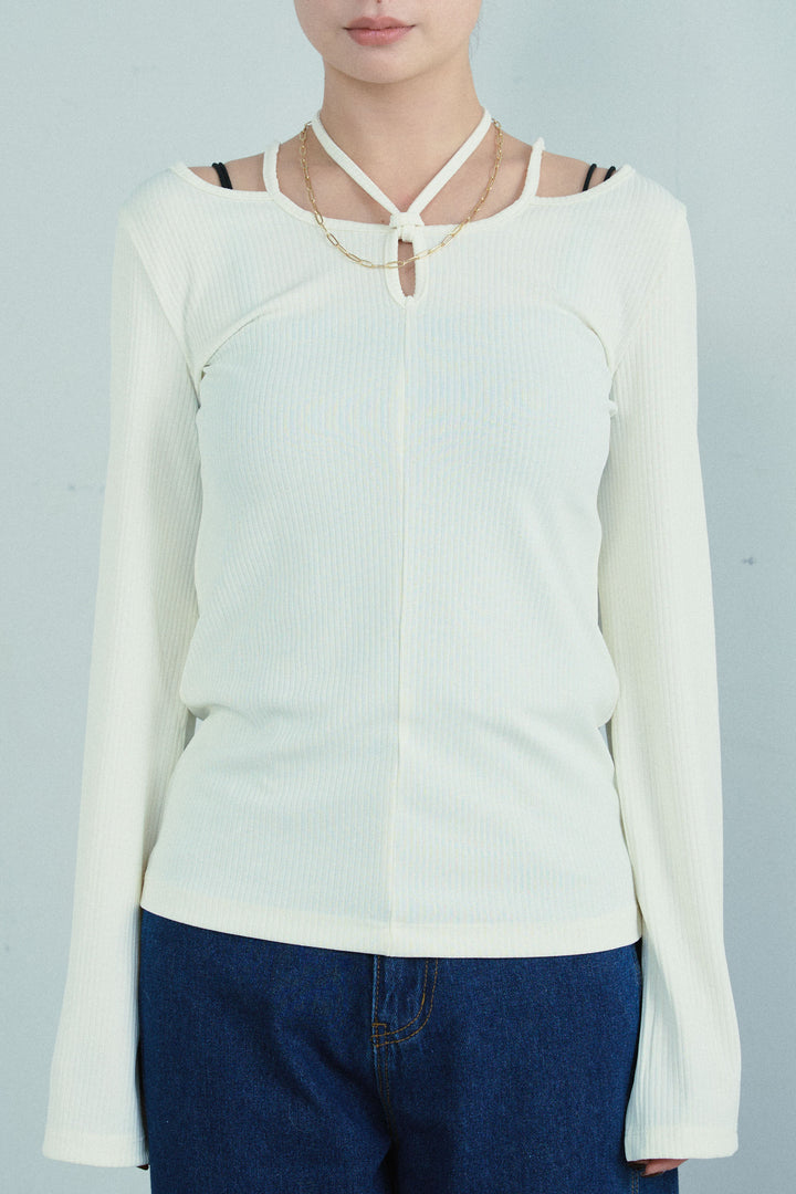 [予約]マルチウェイリブカットソー