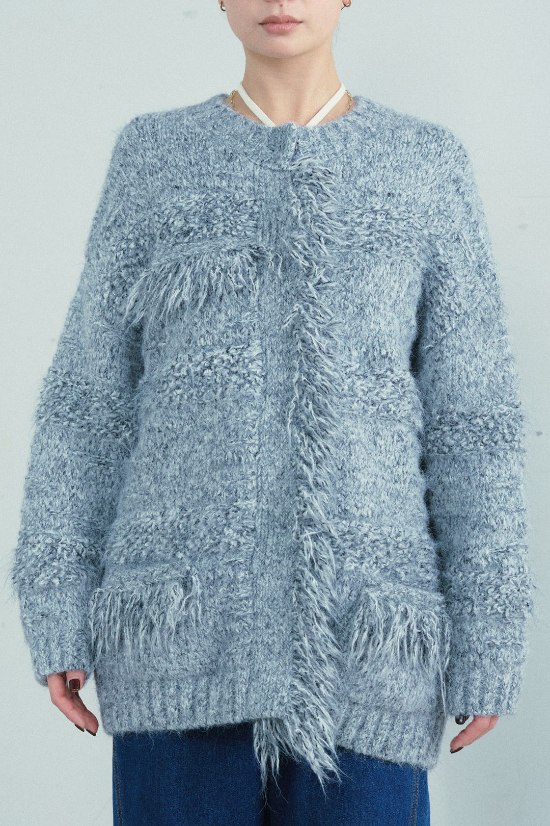 [予約]フリンジニットカーディガン