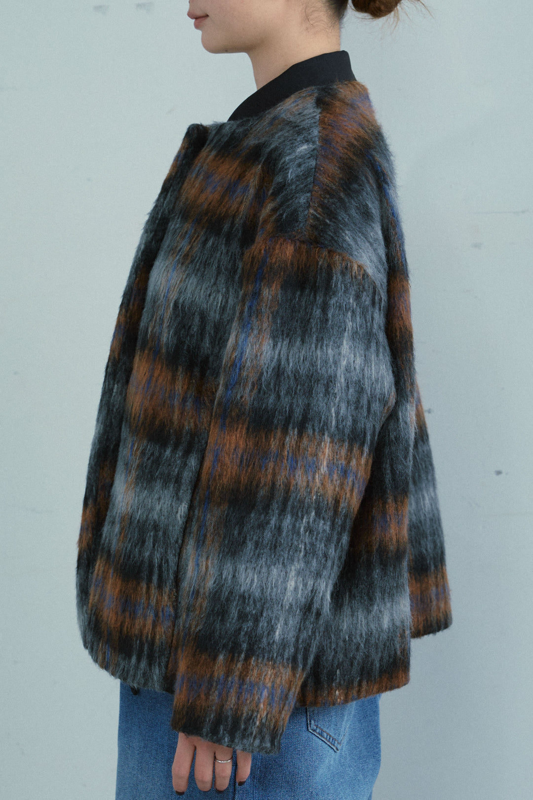 [予約]ミックスシャギーチェックJK