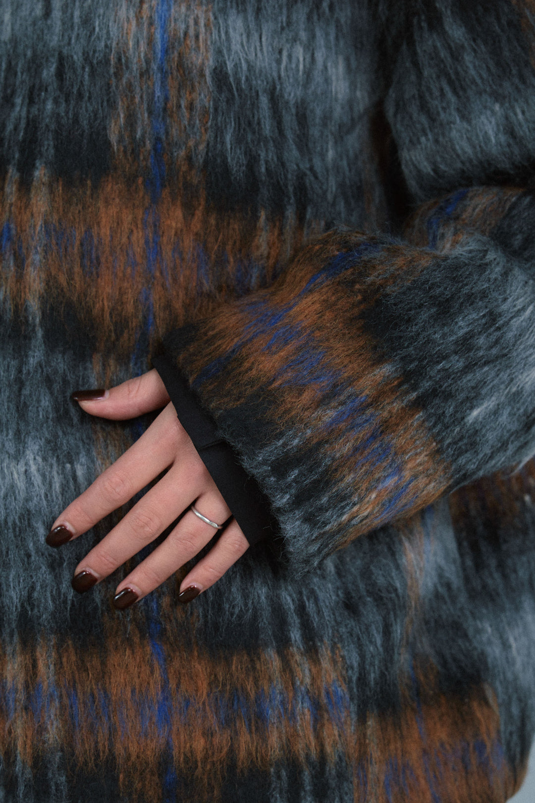 [予約]ミックスシャギーチェックJK