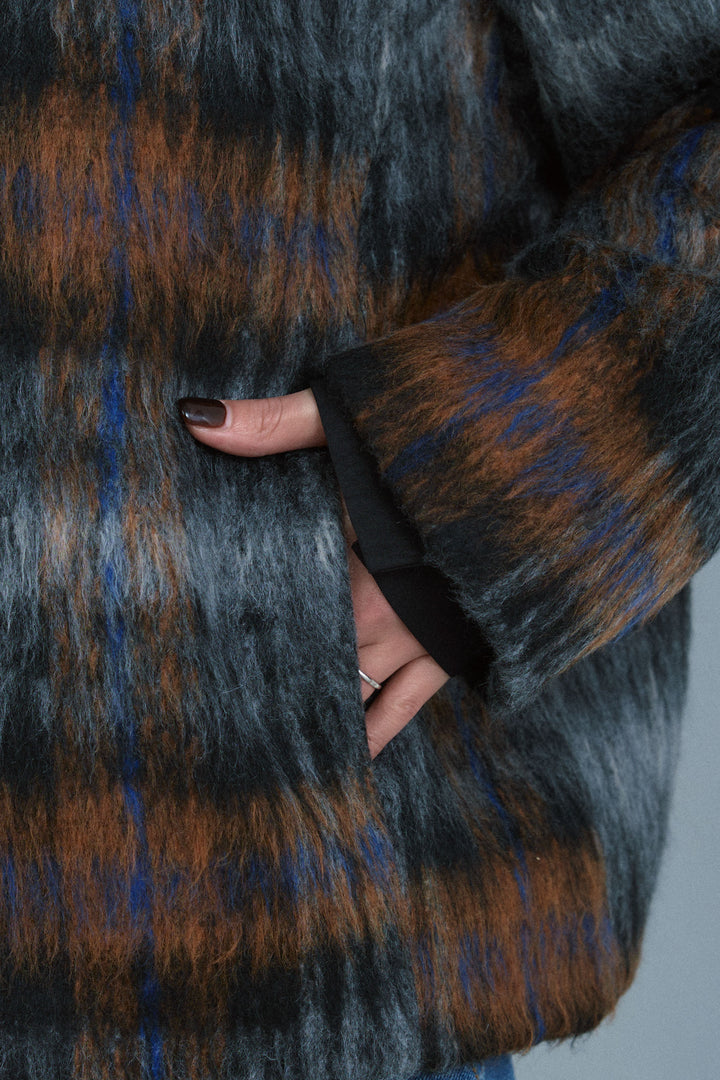 [予約]ミックスシャギーチェックJK