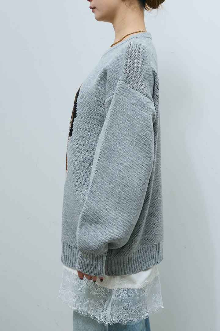 [予約/SET]バーナードジャガードプルオーバー+エフォートレスカーブパンツ(2set)