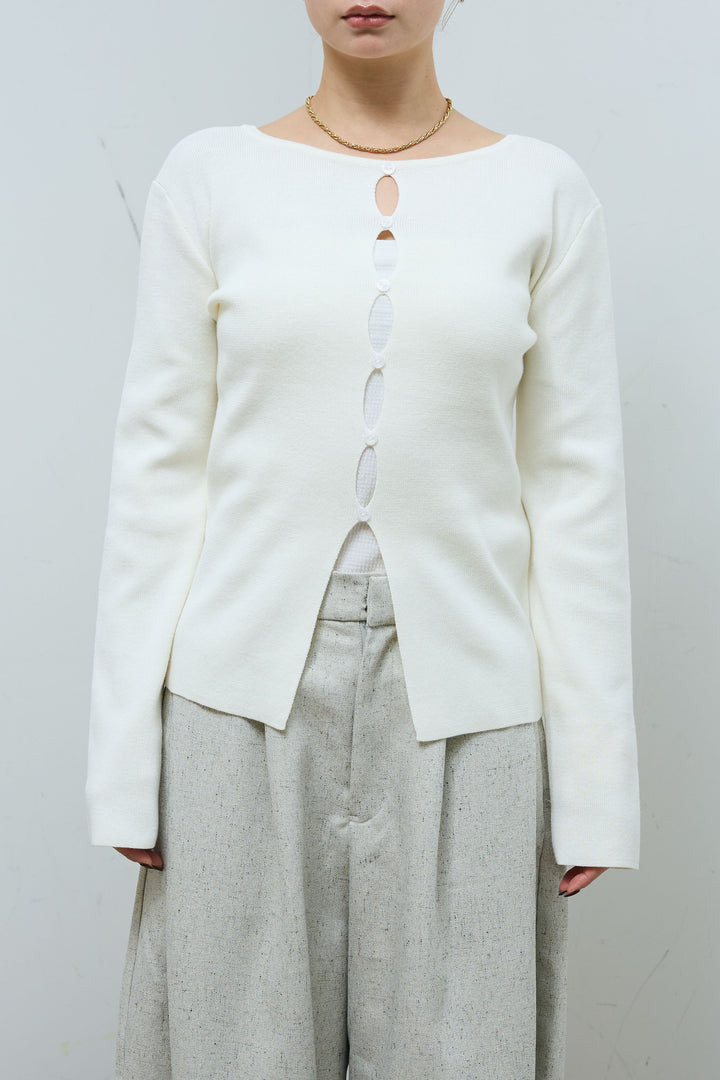 [予約/SET]ミックスファージップブルゾン+フロントホールニット+裏起毛スウェットワイドパンツ(3set)