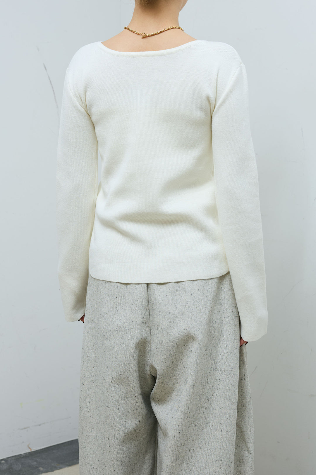 [予約/SET]ミックスファージップブルゾン+フロントホールニット+裏起毛スウェットワイドパンツ(3set)