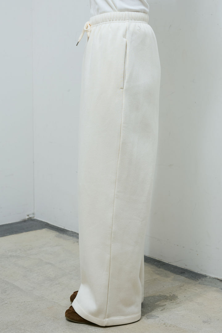 [予約]裏起毛スウェットワイドパンツ