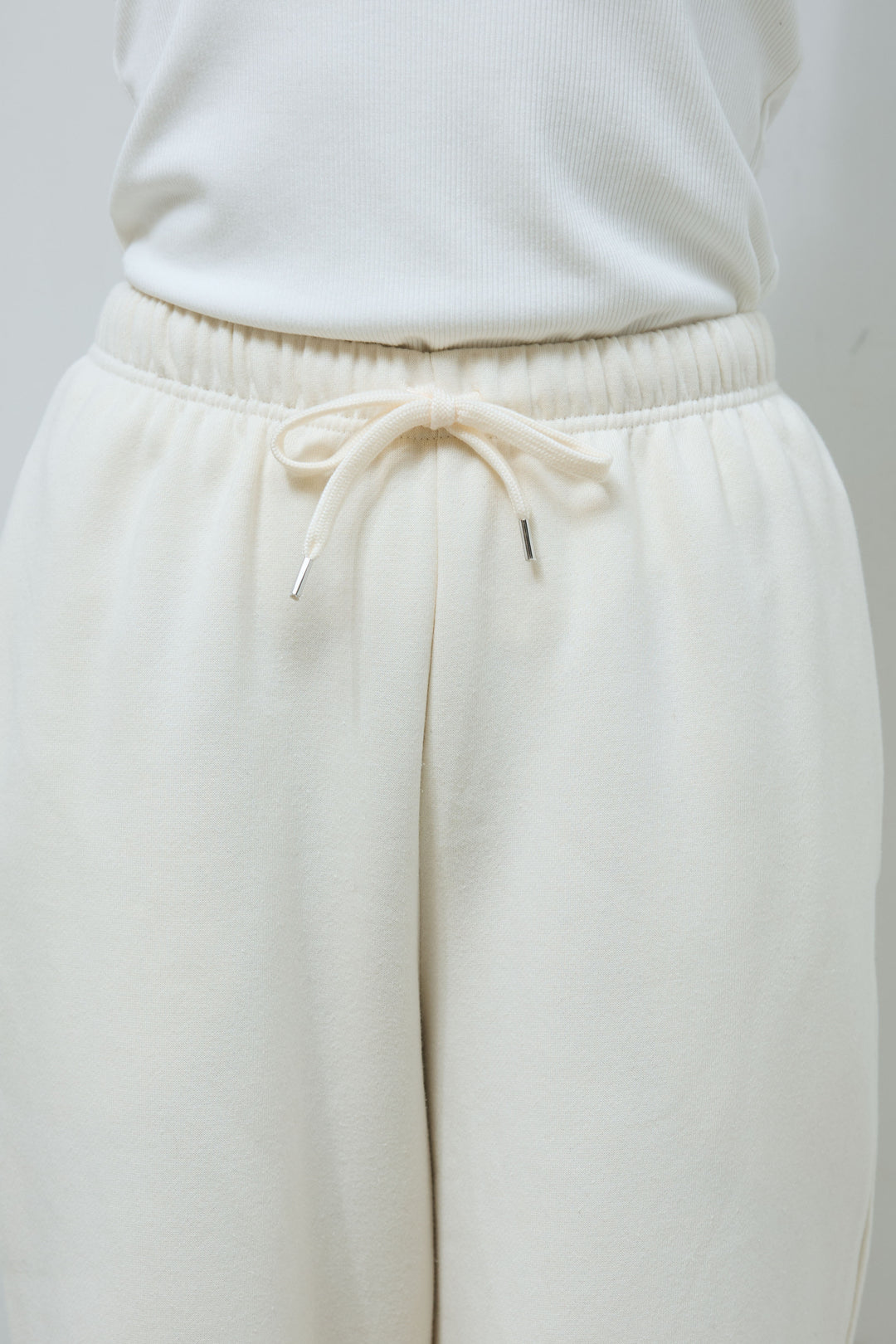 [予約/SET]ミックスファージップブルゾン+裏起毛スウェットワイドパンツ(2set)