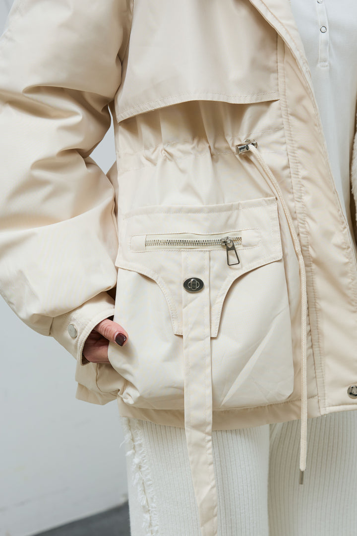 [予約]ファーフード付きモッズコート