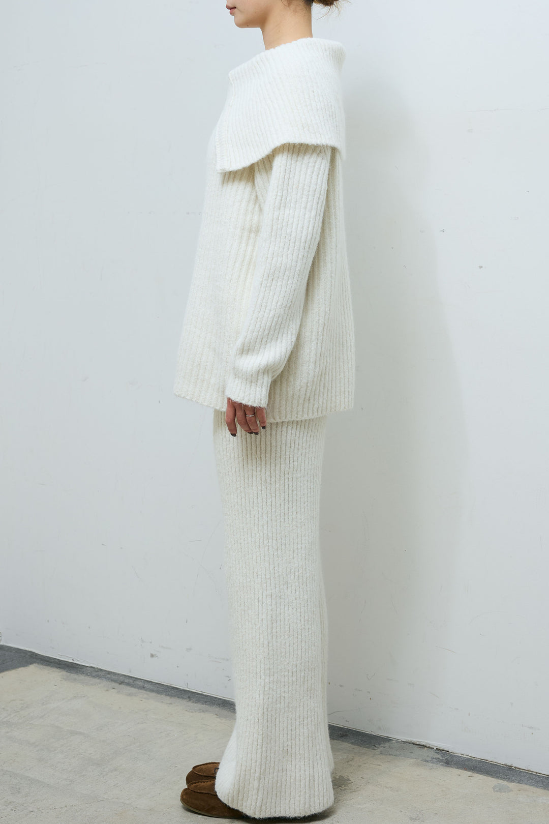 [予約/SET]ジップニットセットアップ+レースキャミ(2set)