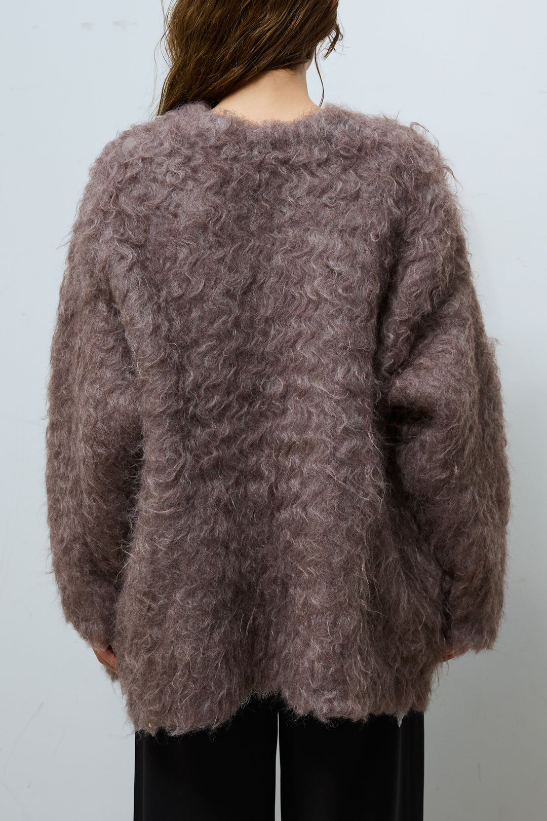 [予約]ウェーブシャギーニットジャケット