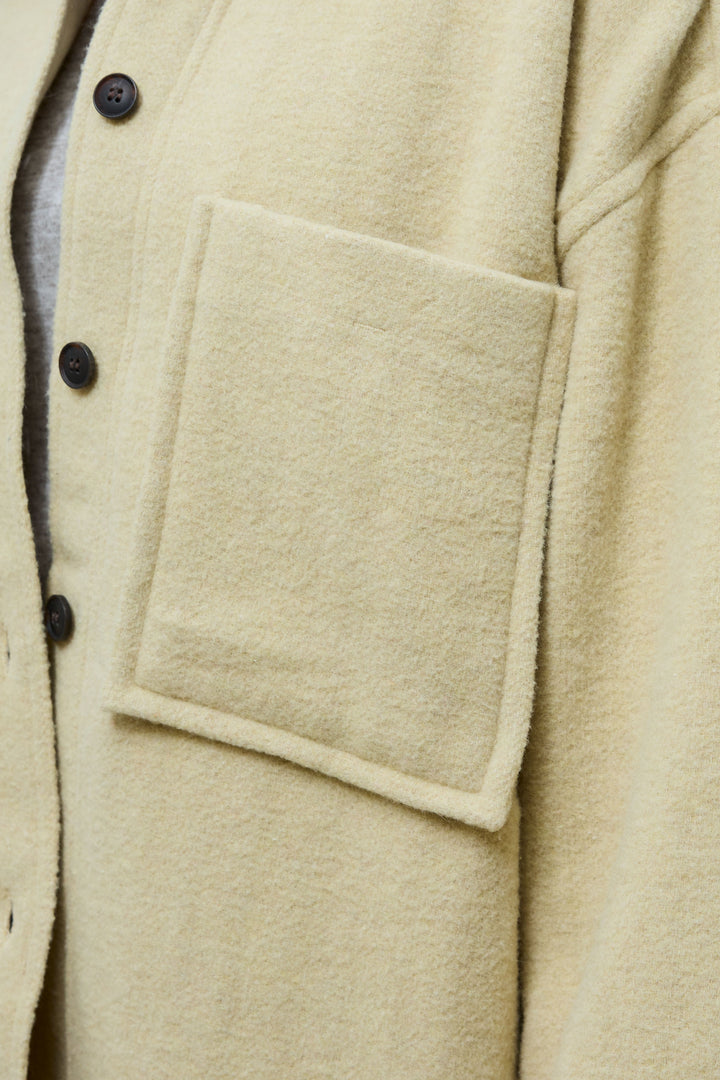 [予約/SET]ウールモッサ杢ヘリンボーンシャツJK+ストレッチフェイクレザーハーフパンツ(2set)