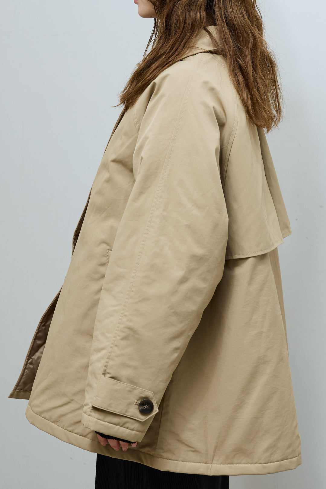 [予約/SET]キルトライニングAライントレンチ+ヘンリーリブワンピース(2set)