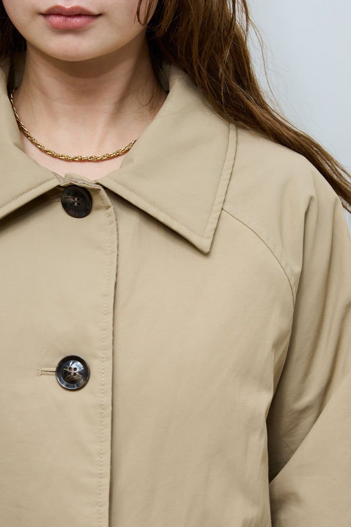 [予約/SET]キルトライニングAライントレンチ+ヘンリーリブワンピース(2set)