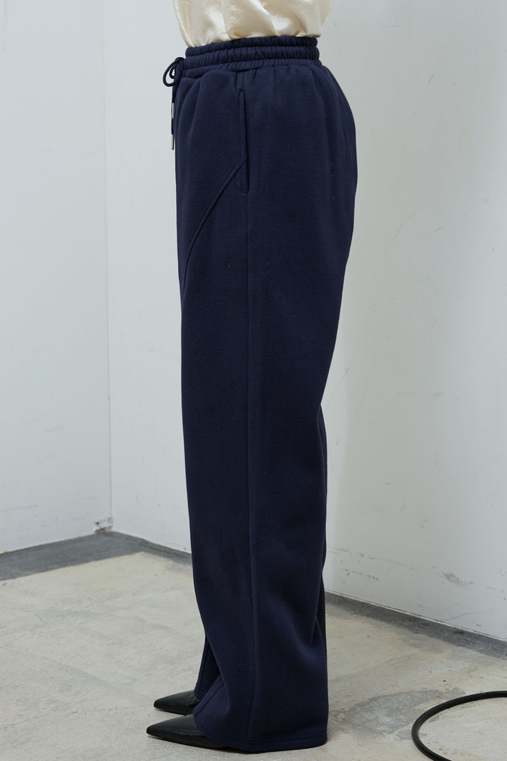 [予約/SET]バックラベルコンパクトフーディ+裏起毛立体カーブパンツ(2set)