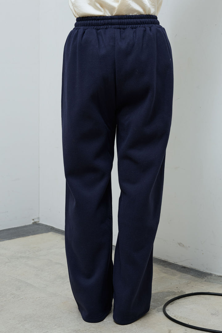 [予約/SET]バックラベルコンパクトフーディ+裏起毛立体カーブパンツ(2set)