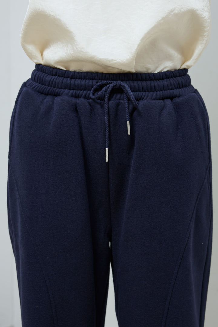 [予約]裏起毛立体カーブパンツ