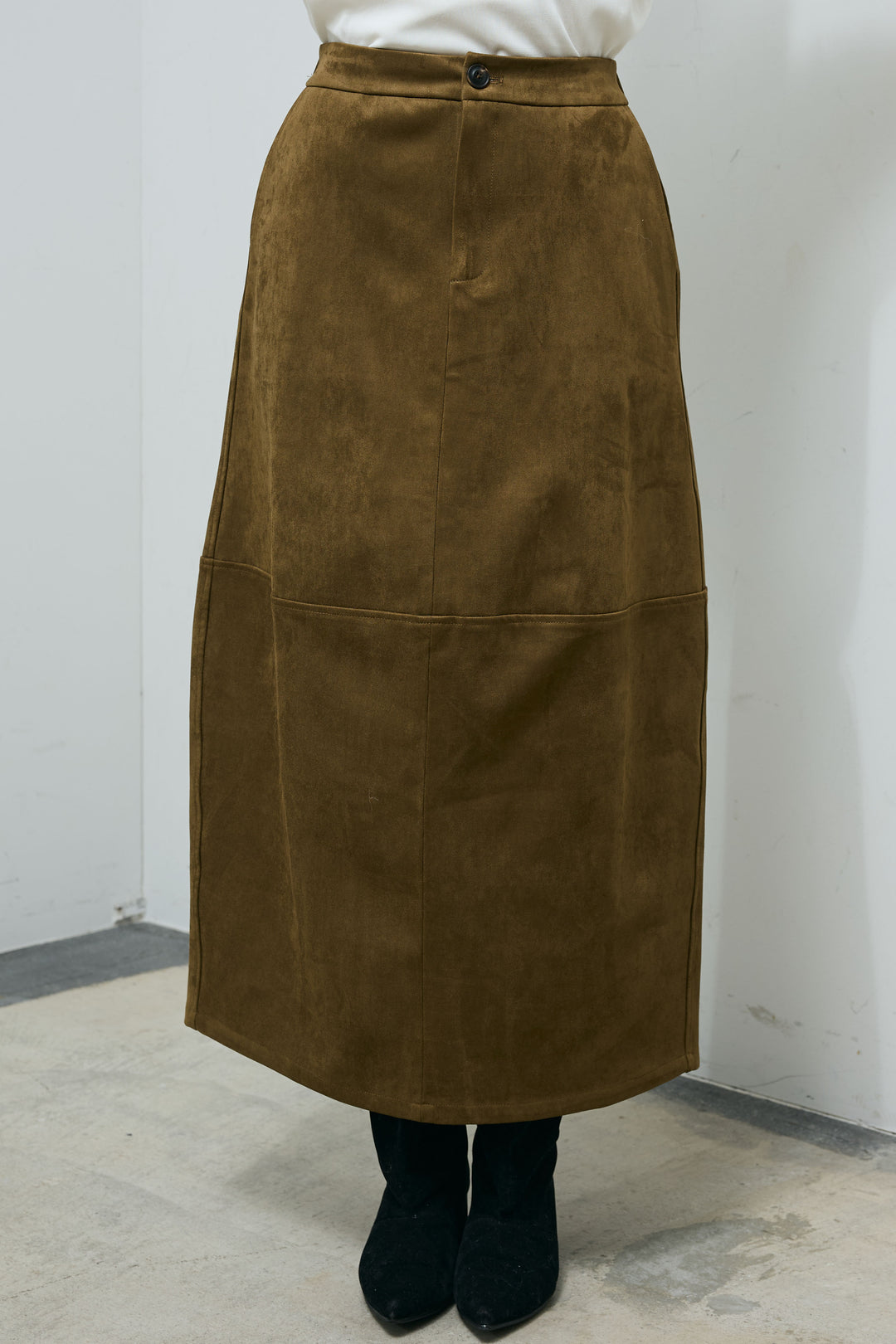 [予約/SET]ソフトシャギー ブルゾン+チュールベロアサイドギャザーPO+スウェードタッチコクーンスカート(3set)