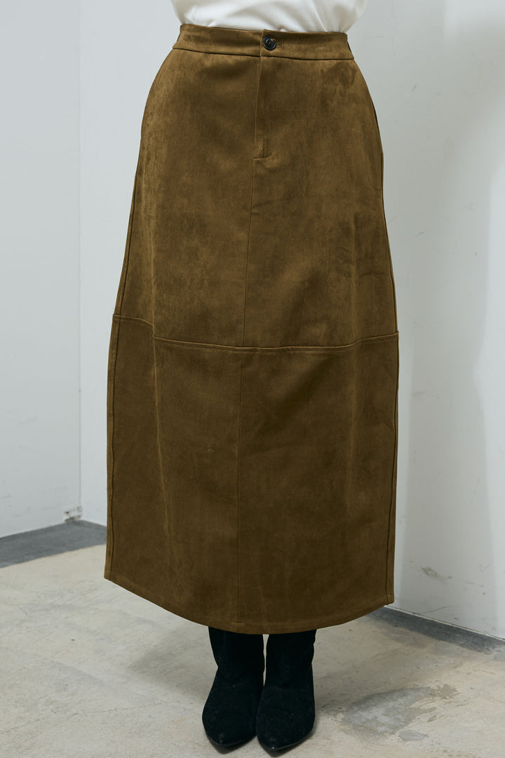 [予約/SET]ソフトシャギー ブルゾン+チュールベロアサイドギャザーPO+スウェードタッチコクーンスカート(3set)