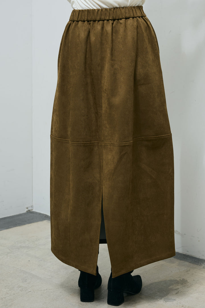 [予約/SET]ソフトシャギー ブルゾン+チュールベロアサイドギャザーPO+スウェードタッチコクーンスカート(3set)