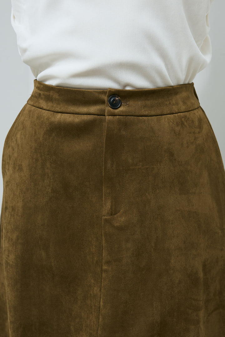 [予約]スウェードタッチコクーンスカート