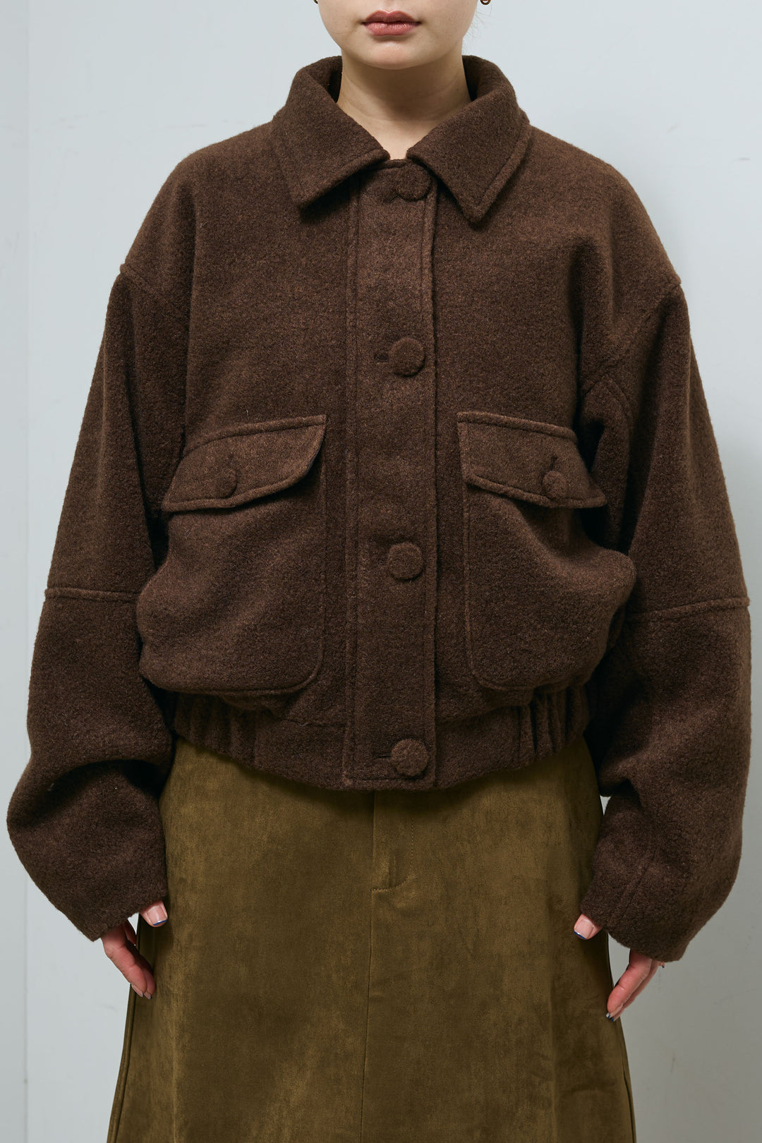 [予約]ソフトシャギー ブルゾン