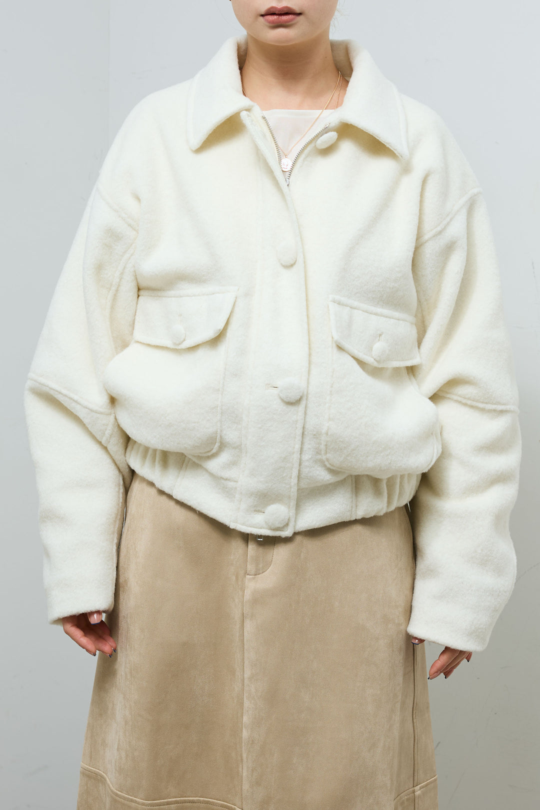 [予約]ソフトシャギー ブルゾン