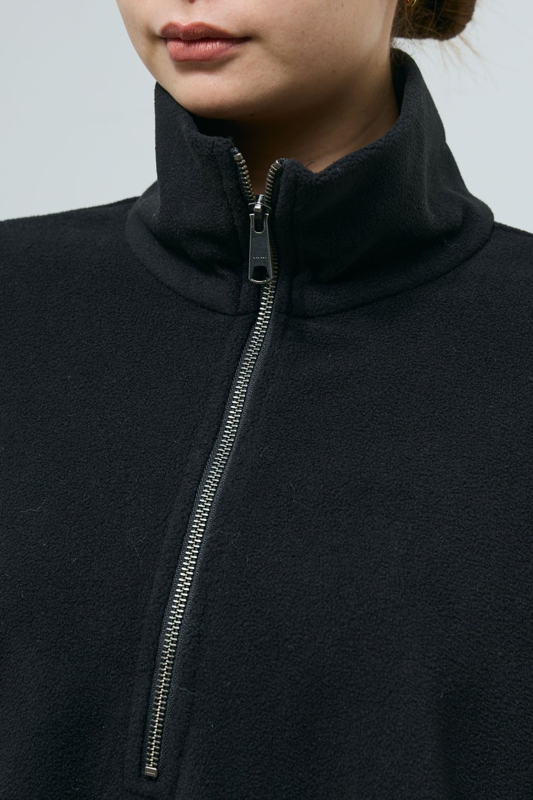 [予約]ハーフジップフリースブルゾン