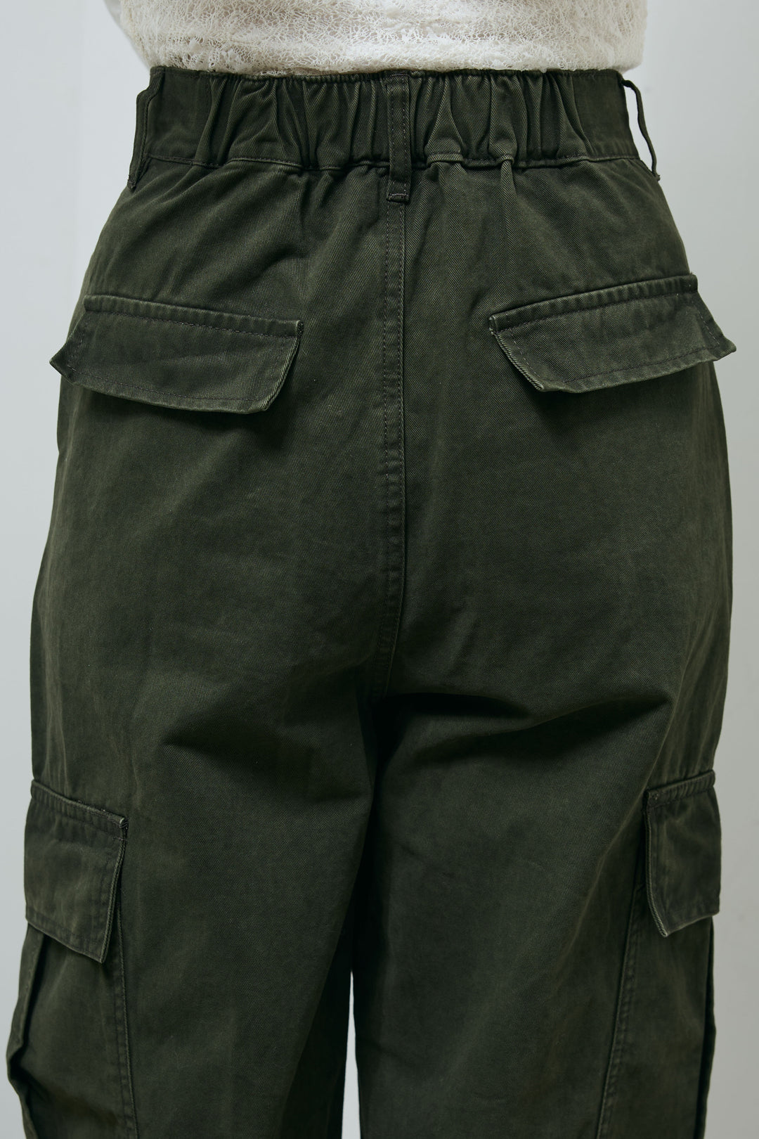 [予約/SET]ビッグフリル2wayフレアPO+シアーレーストップス+ピグメントツイルカーゴパンツ(3set)