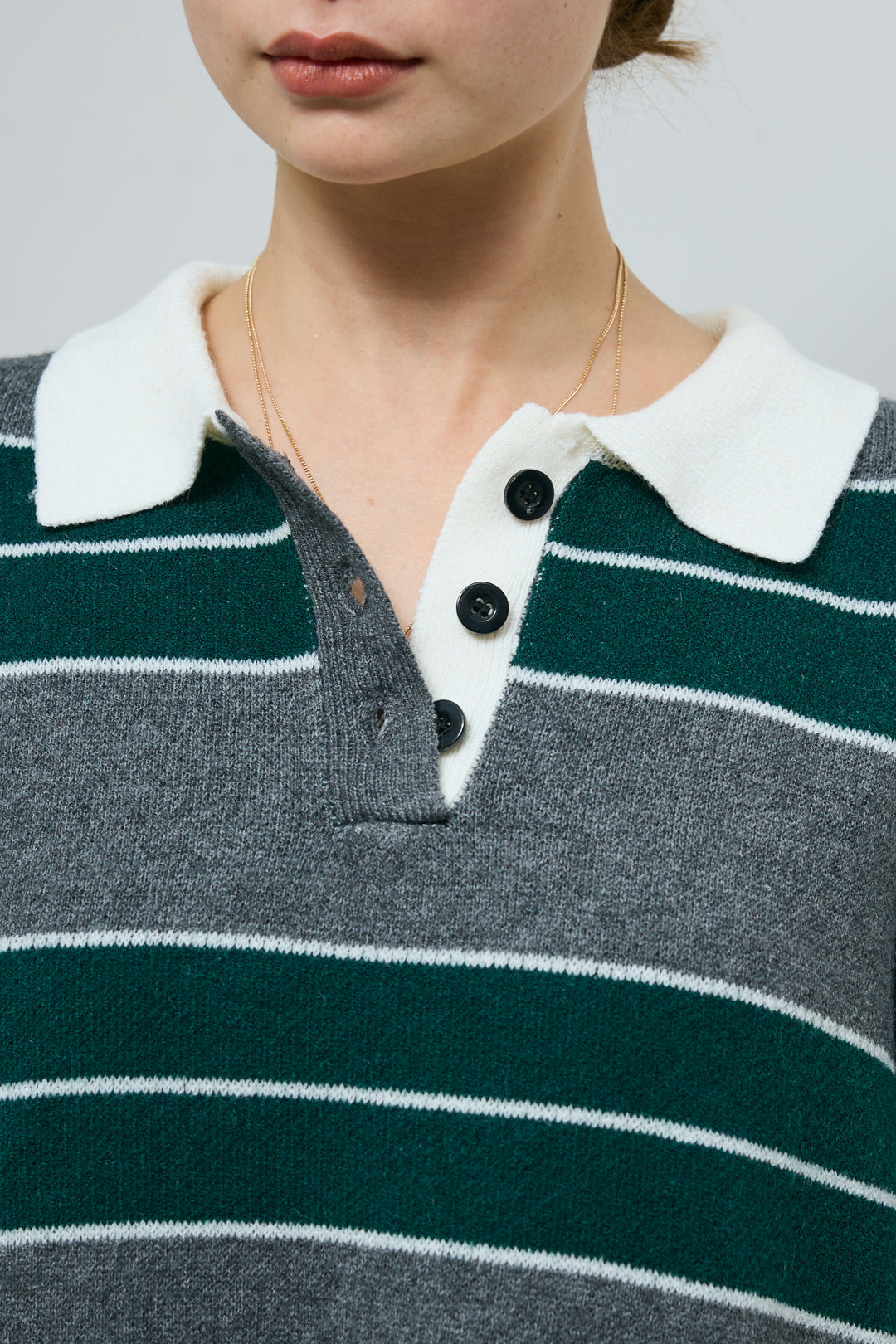 [予約]ラガーニットボーダーポロPO