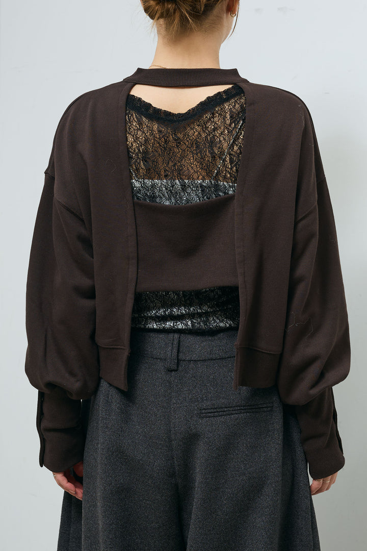 [予約]バックオープン裏毛PO