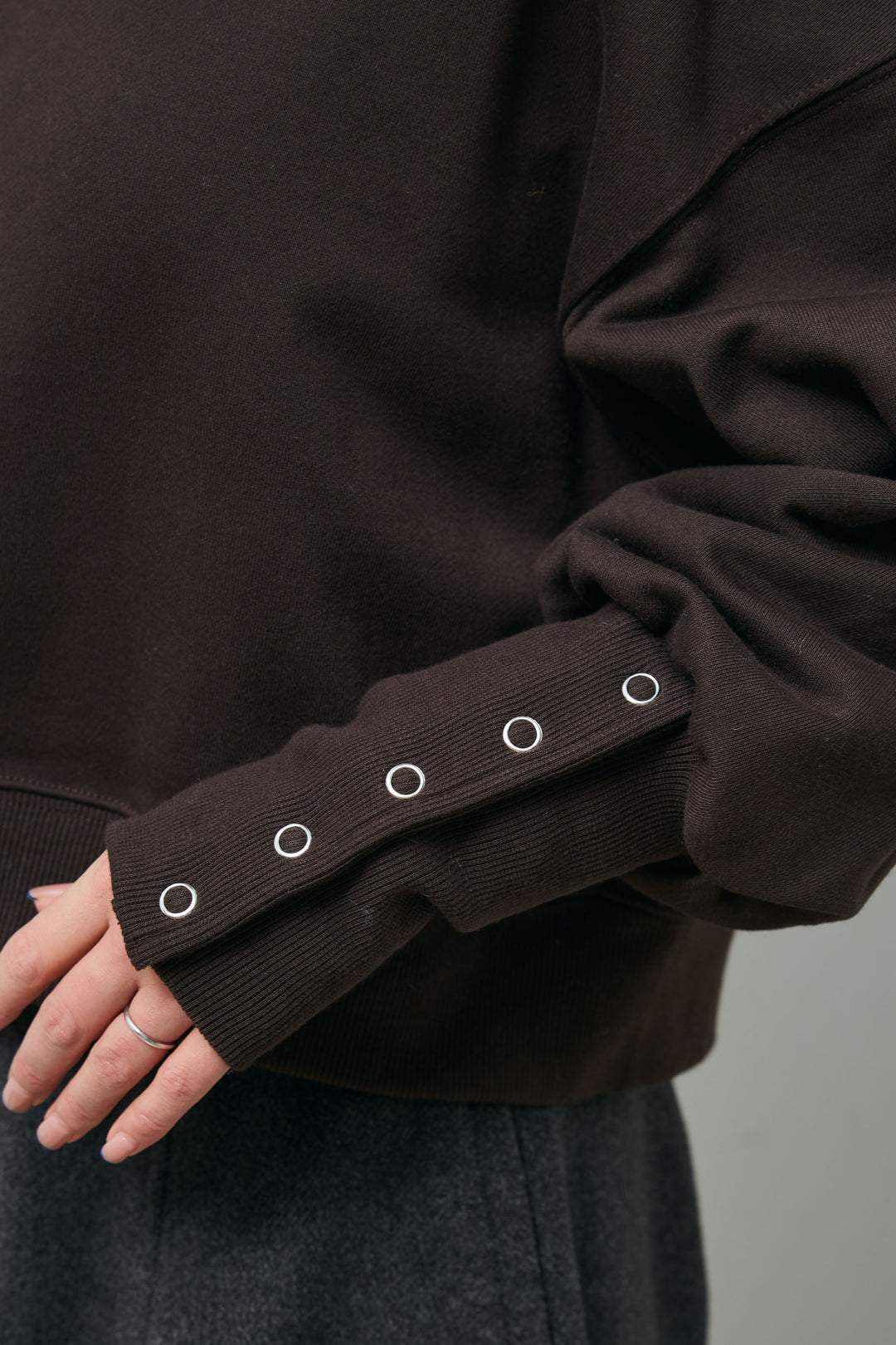 [予約/SET]バックオープン裏毛PO+シアーレーストップス+ウールタッチカーブワイドパンツ(3set)