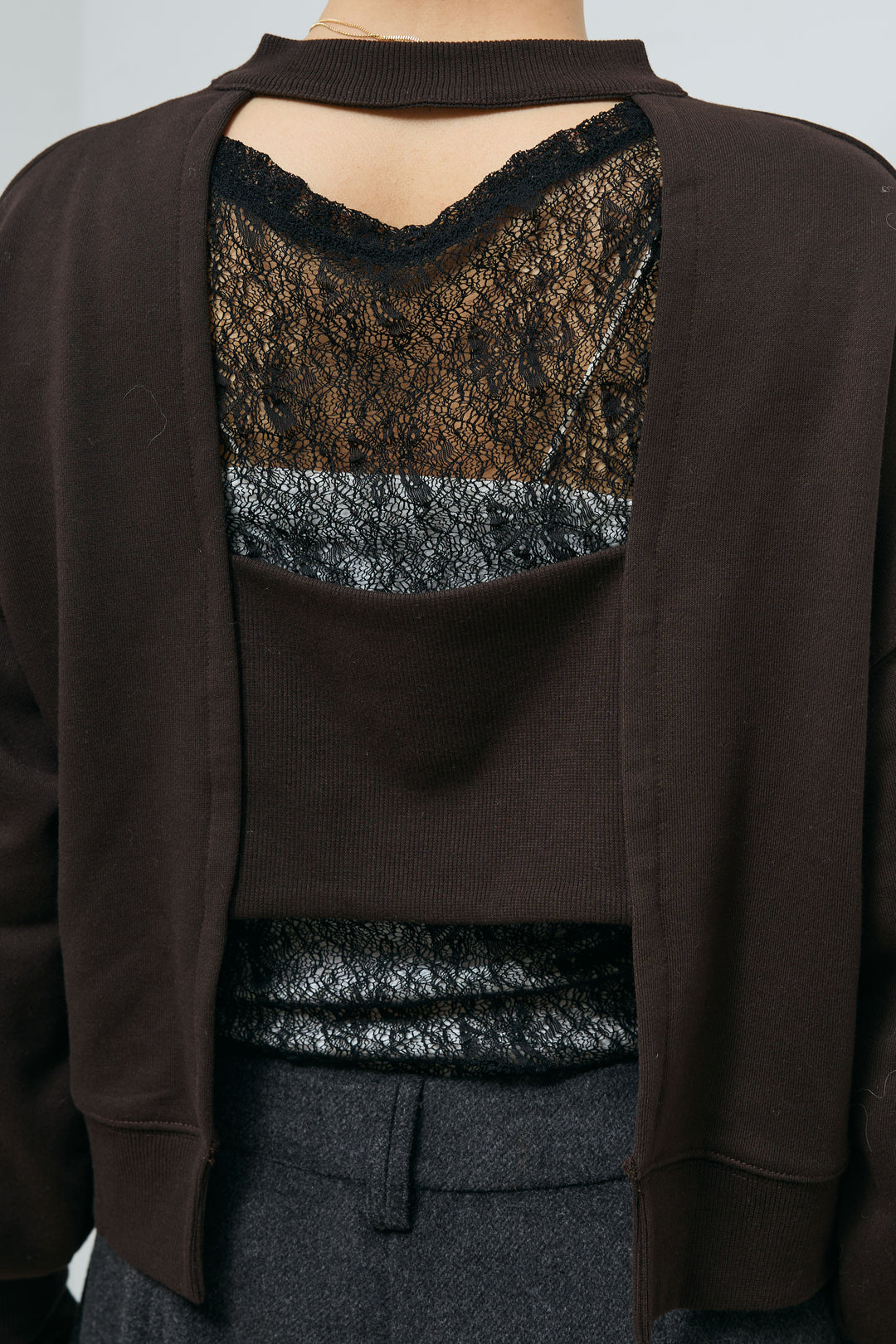 [予約]バックオープン裏毛PO